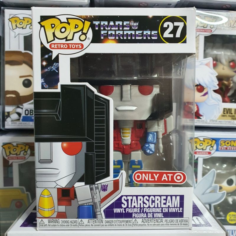 Đồ chơi mô hình funko pop 27 Starscream (Retro) - Transformers