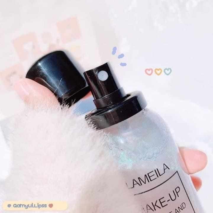 Xịt khoá nền trang điểm Lameila Quicksand Makeup Spray - Chai 150ml