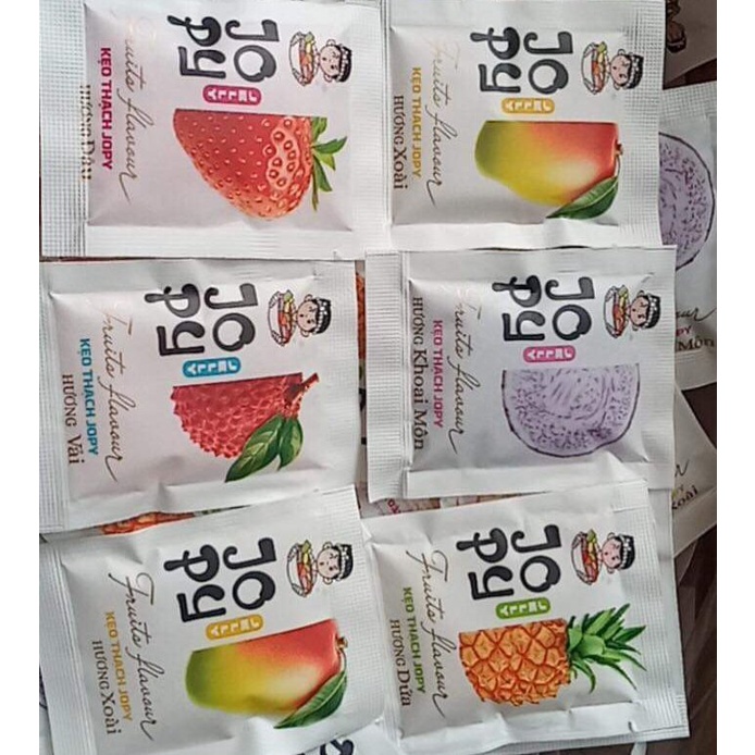 1 KG Kẹo Thạch Zai Zai - JOJO -  An Toàn Cho Trẻ Em - Rau Câu Zai Mix Vị Trái Cây - Hàng Chính Hãng