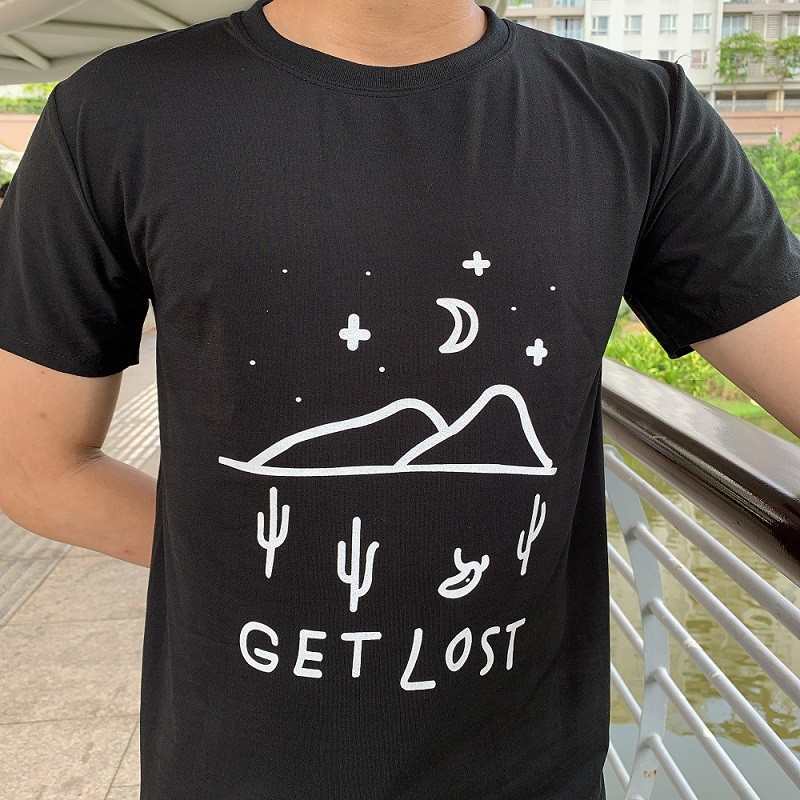 Áo thun nam tay ngắn cổ tròn SimpleMan Hình đẹp (Get Lost, Give Me Space) | BigBuy360 - bigbuy360.vn