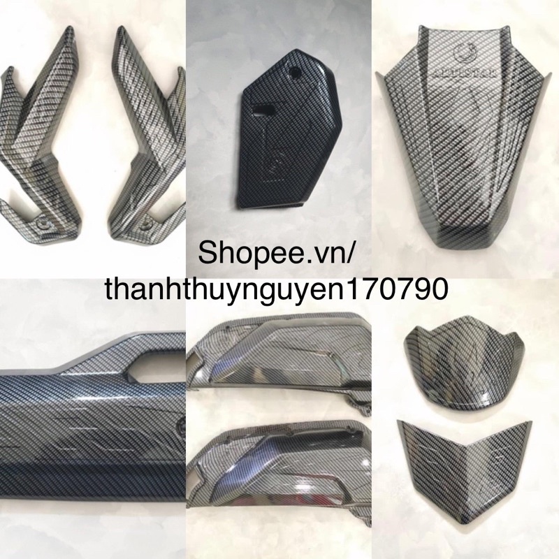 Ốp Carbon AB 160-125 AirBlade 2023 Đời Mới Chính Hãng ARTISTAR