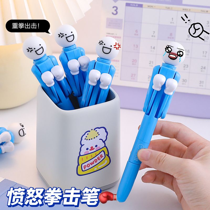 🧐 BÚT ĐEN HOT TREND MẶT QUẠO NẮM ĐẤM