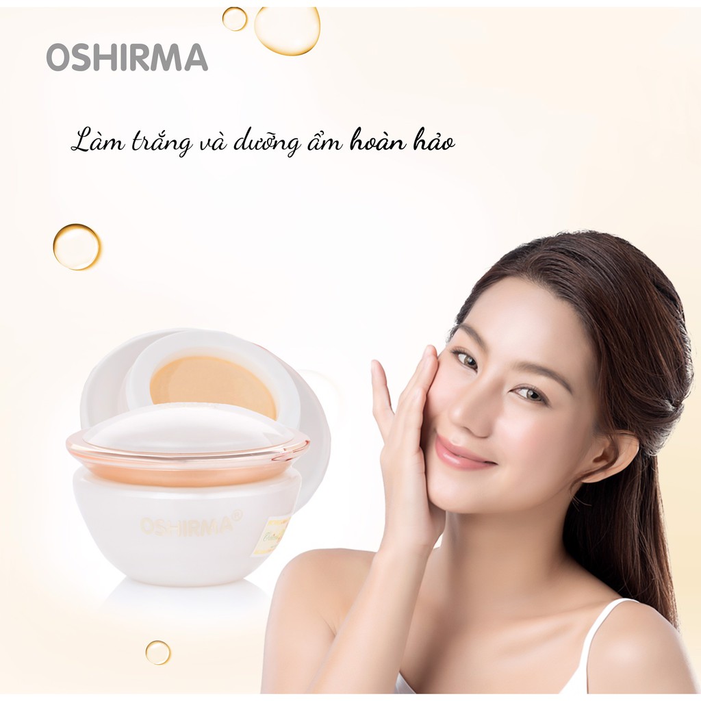Kem nén Linh Chi trắng Oshirma ngăn ngừa và làm mờ nám và chống nắng 10g | BigBuy360 - bigbuy360.vn