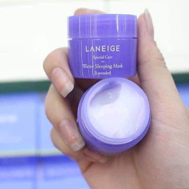 Mặt nạ ngủ Laneige mini Tím Lavender dưỡng ẩm và cung cấp nước
