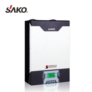 Biến tần hybrid 5kw - 48vdc sunpolo 5kw ; max pv 5000wp có thể mắc song song lên tới 9 máy 450vdc