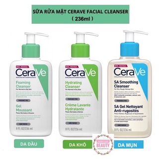 Sữa rửa mặt dịu nhẹ làm sạch sâu cerave 236ml