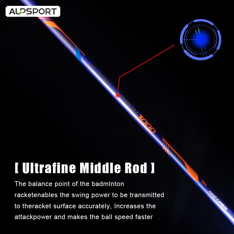 Vợt cầu lông ALPSPORT ALP GJ 10U 52g tối đa 35Lbs 100% sợi carbon siêu nhẹ cao cấp