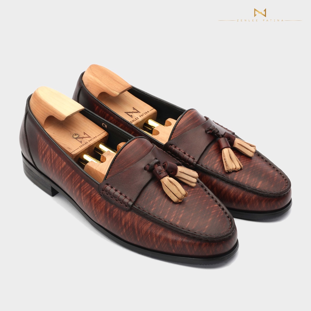 Giày lười thủ công ZENLEE PATINA LPC01X