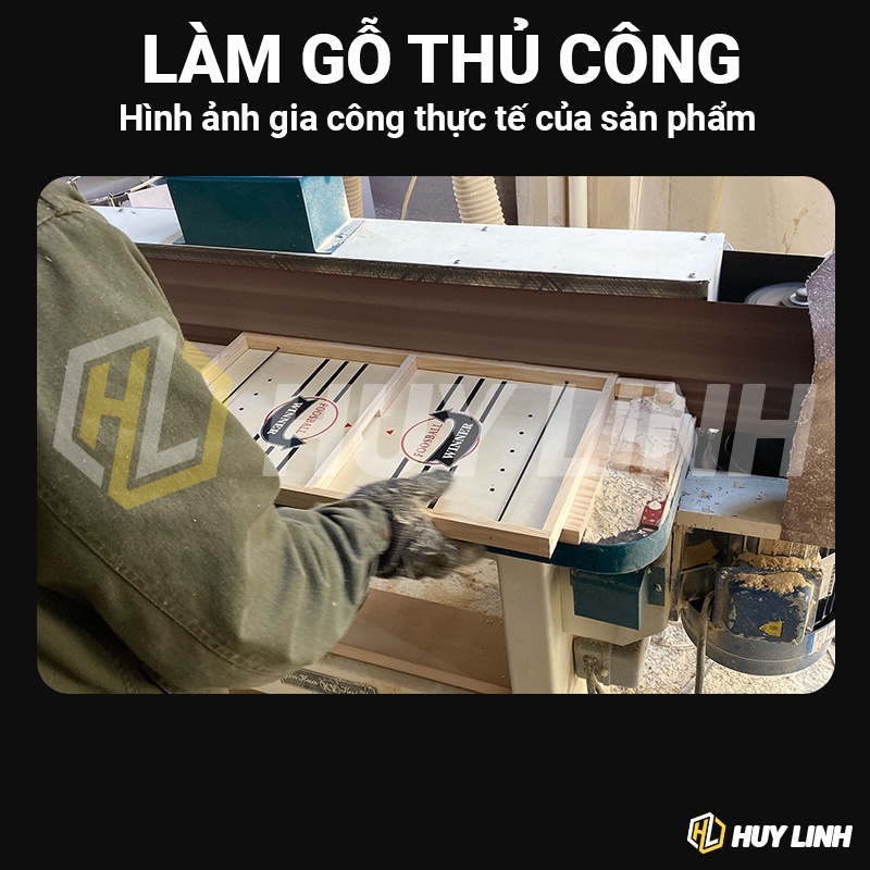 Cờ búng xuyên lỗ Gia Đình HL312 kích thước siêu lớn bằng gỗ - Lập Team Siêu Vui Nhộn khúc côn cầu Ice Hockey