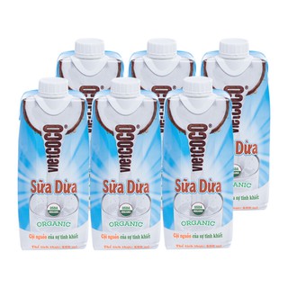10 hộp sữa dừa organic vietcoco - 500ml