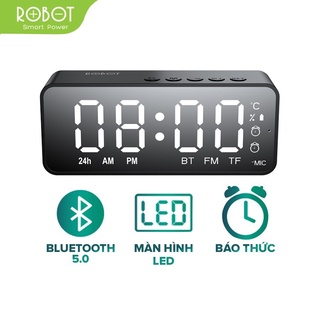 Loa Bluetooth 5.0 màn hình LED kiêm đồng hồ báo thức và kính tráng gương