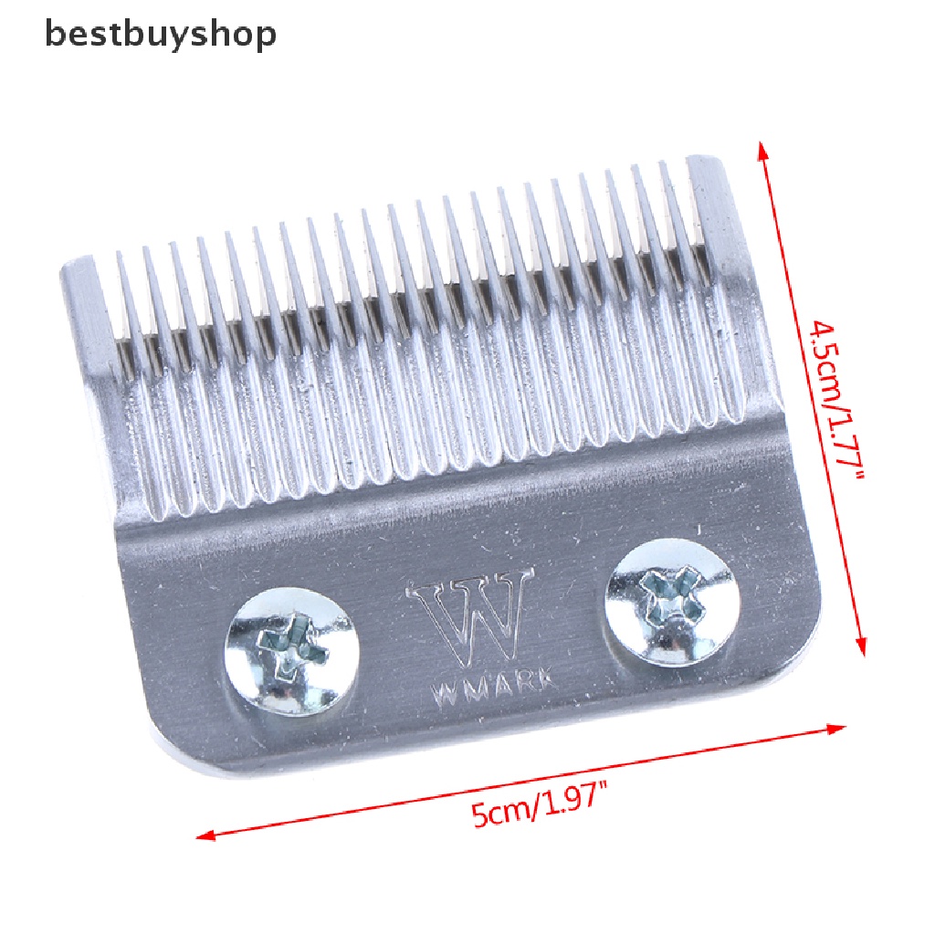 Set lưỡi cắt có ốc vít bằng thép chuyên dụng dành cho tông đơ cắt tóc