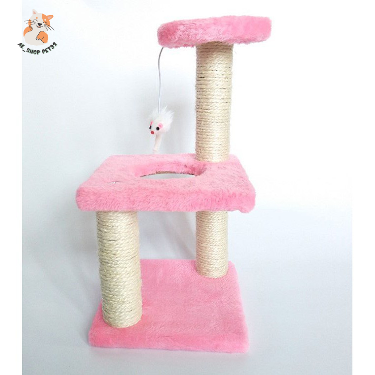 Trụ cào móng 3 tầng cho mèo - Cat Tree, nhà cây cào móng đồ chơi cho mèo
