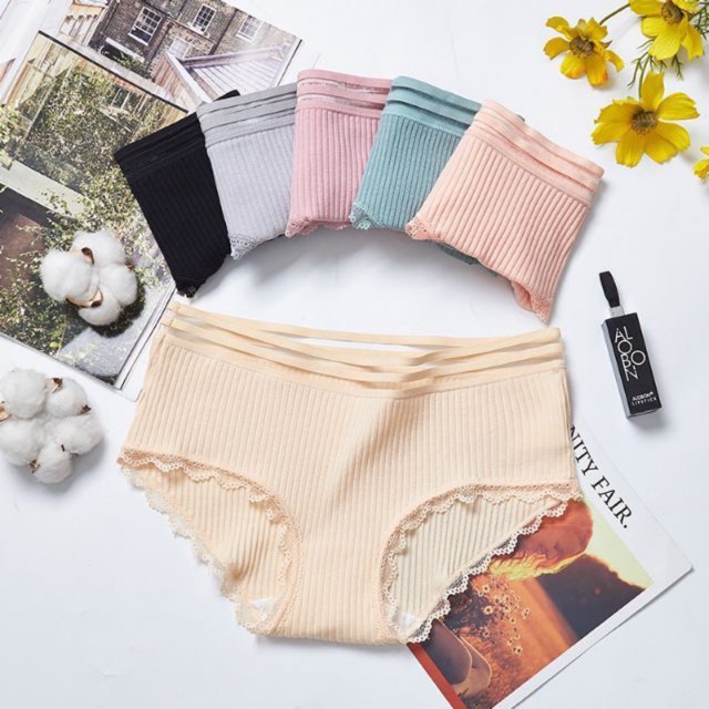 🌈Quần lót tăm tre MUJI viền cạp trong