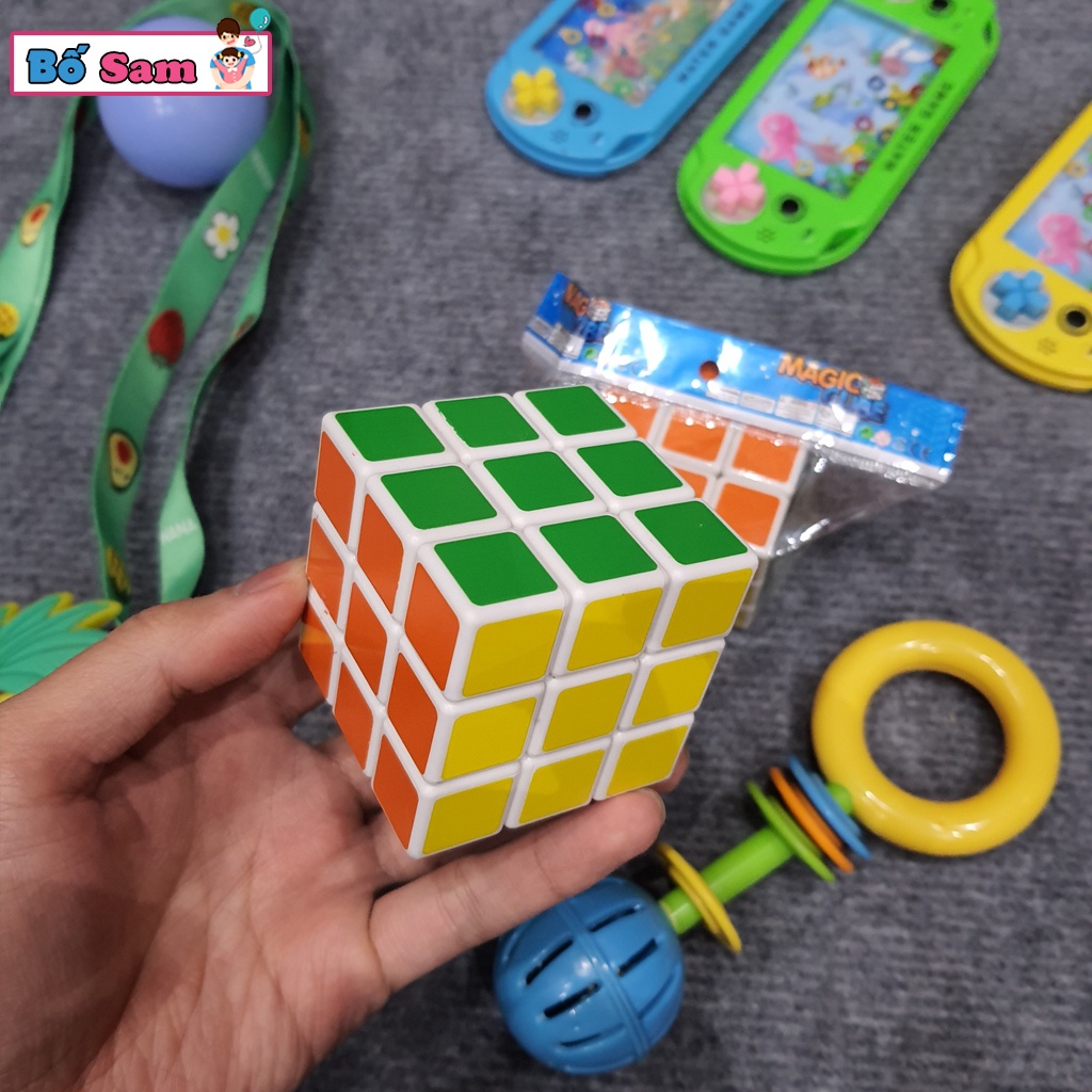 Rubic 3x3 xoay trơn trò chơi rubik phát triển trí tuệ cho bé Shop Bố Sam