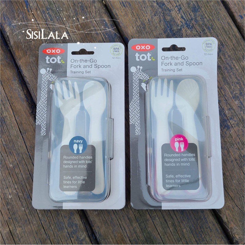 Set nĩa muỗng Oxo cho bé 12m+