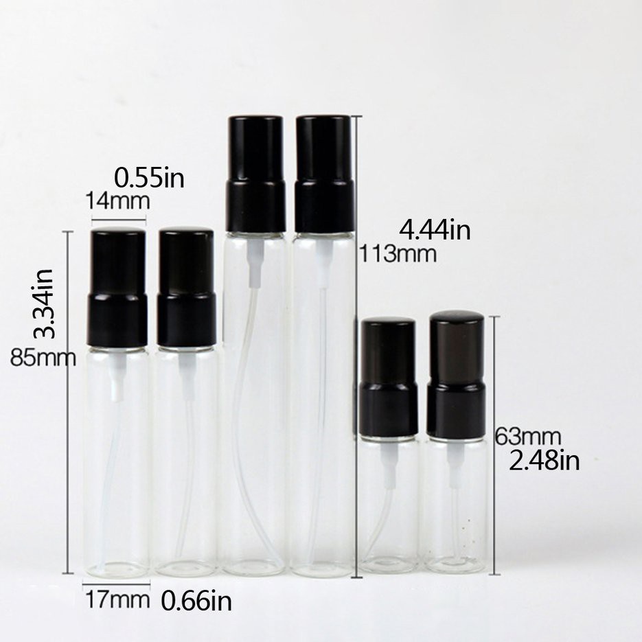 ✱BEST✱ Anodized Aluminum Spray Head Ordinary Glass Material Perfume Sub-bottle