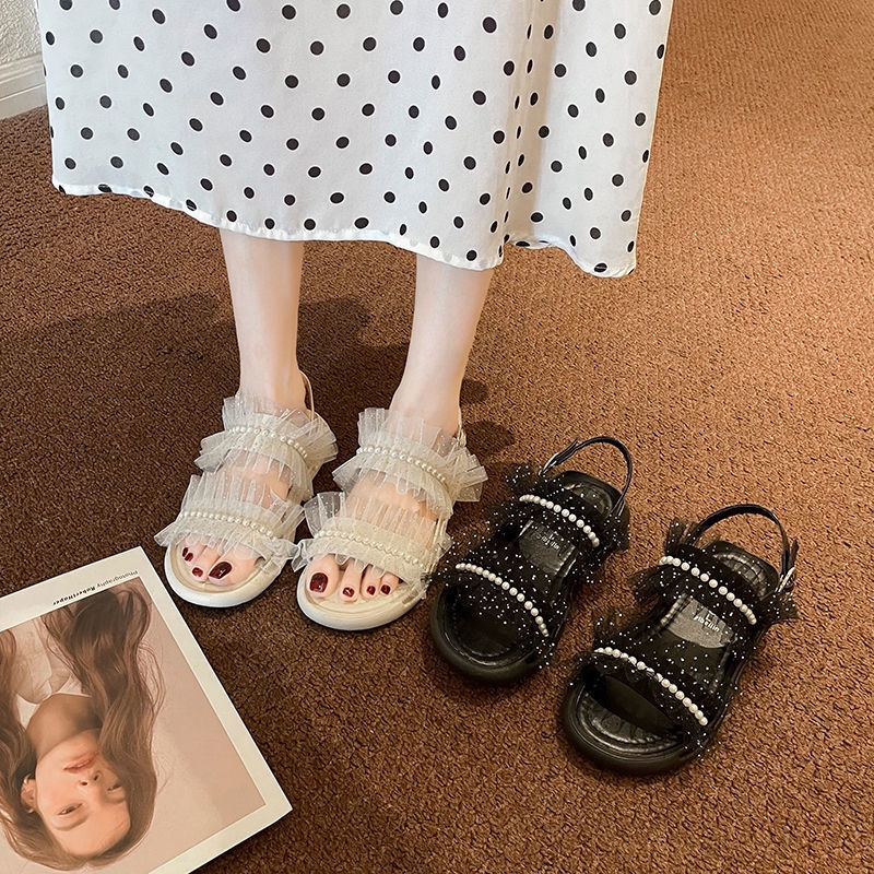 Sandal Đế Bằng Thiết Kế Mới Thời Trang Dành Cho Mùa Hè