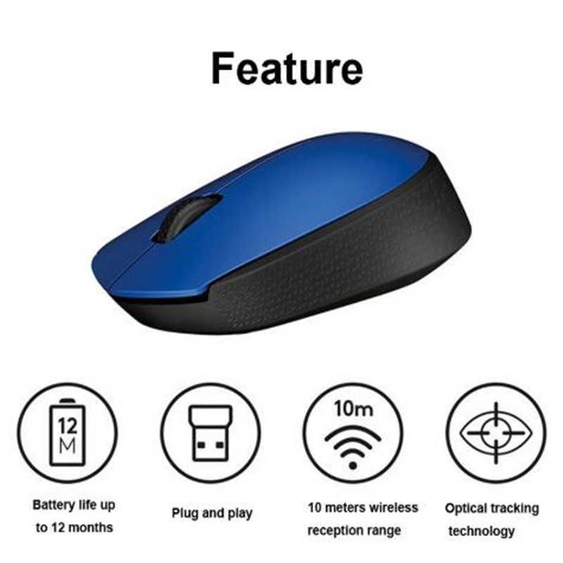 Chuột Không Dây Logitech M170 Chất Lượng Cao