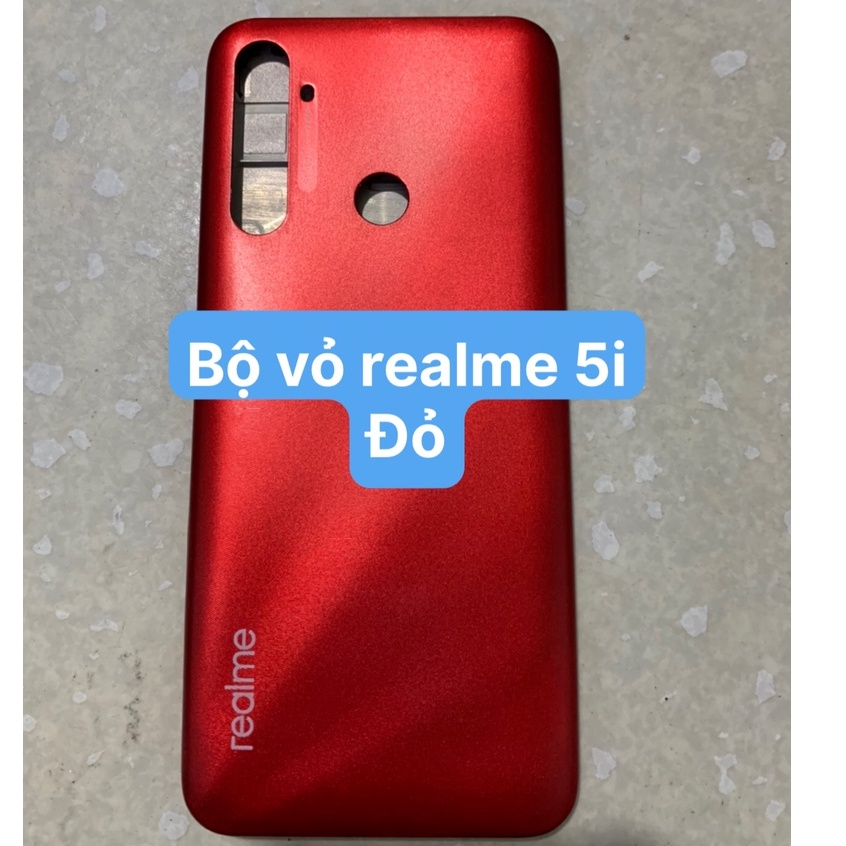 Bộ vỏ realme 5i zin hãng full đồ