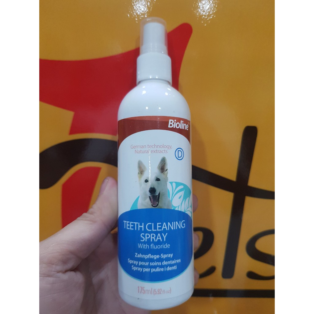 Bioline- Xịt thơm miệng và trị nướu chân răng cho thú cưng Pet713 #Pet713