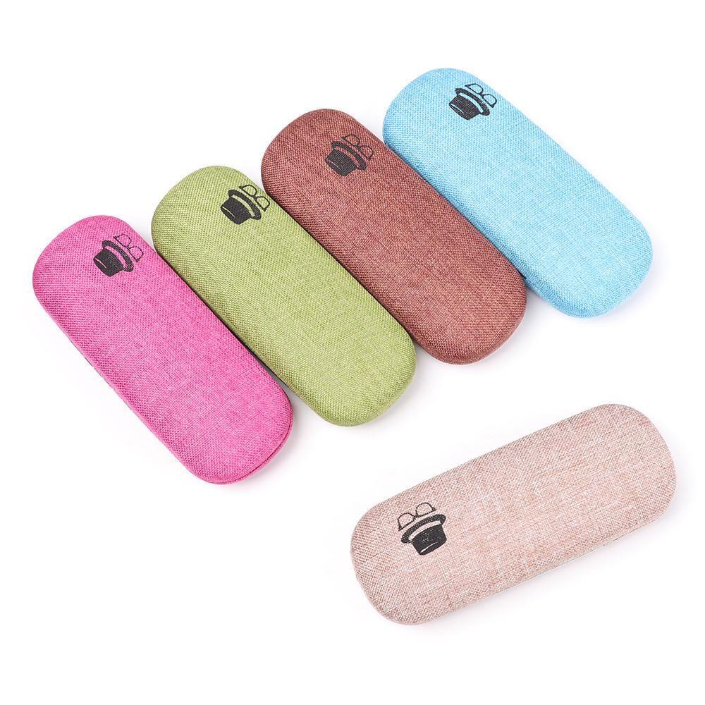 MOILYVN Hộp Đựng Mắt Kính Bằng Da Cứng In Logo Thời Trang Giá Đỡ