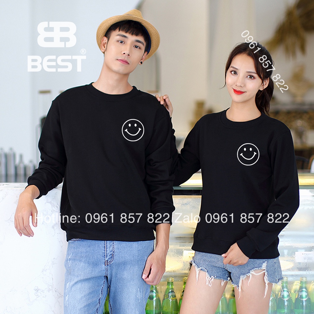 ÁO NỈ ĐÔI TAY DÀI ÁO SWEATER CẶP NAM NỮ
