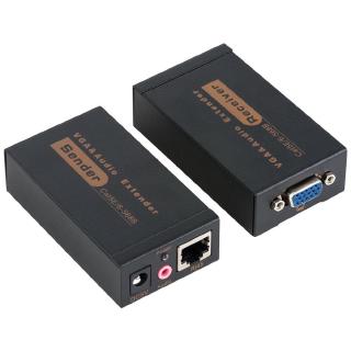 Đầu chuyển đổi cổng nhận tín hiệu âm thanh vga rj45 cat5 / 6 100m