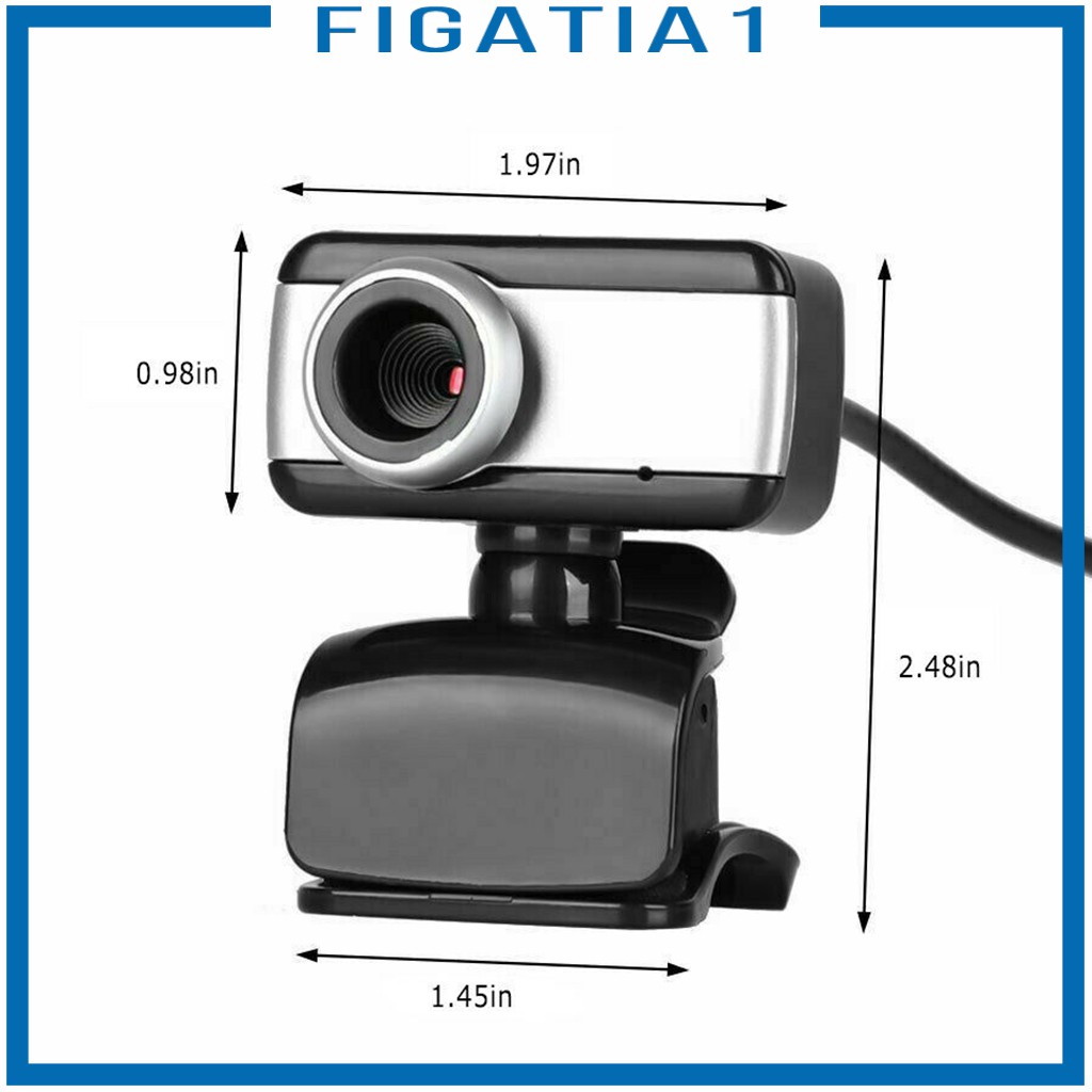 Webcam Usb 2.0 Cmos Xoay 360 Độ Figatia1 | BigBuy360 - bigbuy360.vn