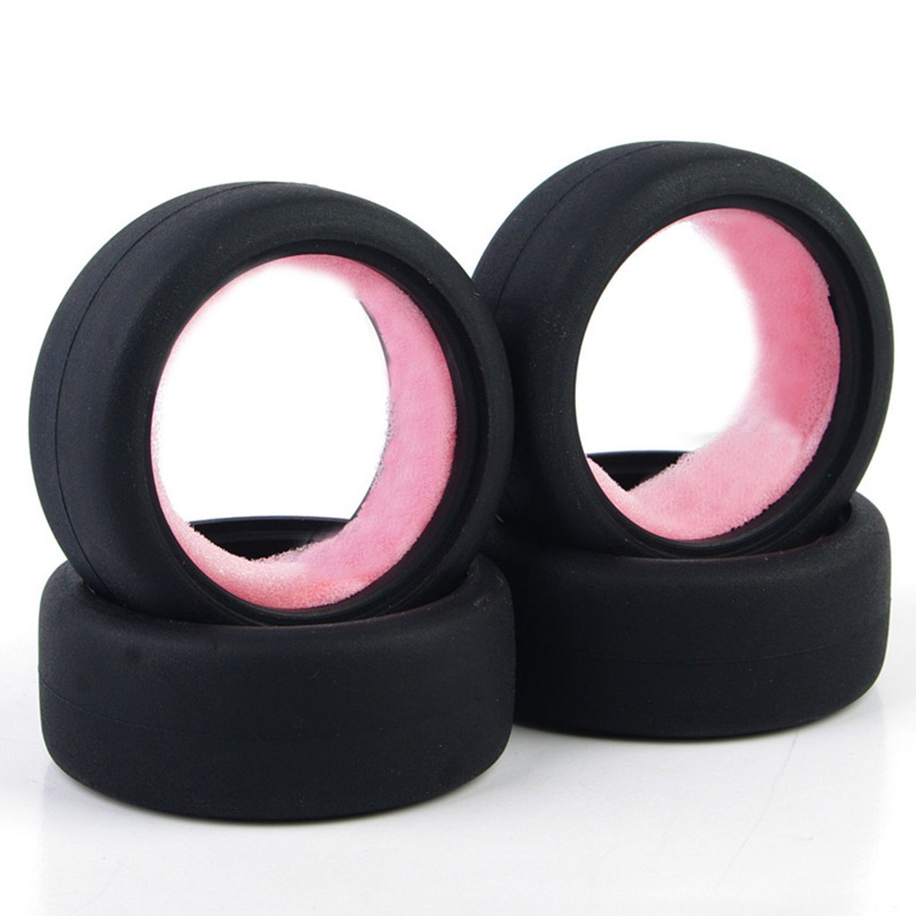 Set 4 Bánh Xe Cao Su Dành Cho Xe Ô Tô Đồ Chơi HSP HPI RC 1:10