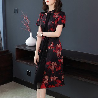 Váy nữ họa tiết đẹp xinh, kiểu dáng mới lạ, thanh lịch