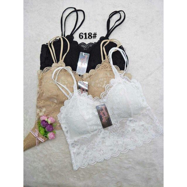 Áo Lót Bra Ren Hoa 2 Dây Chất Đẹp