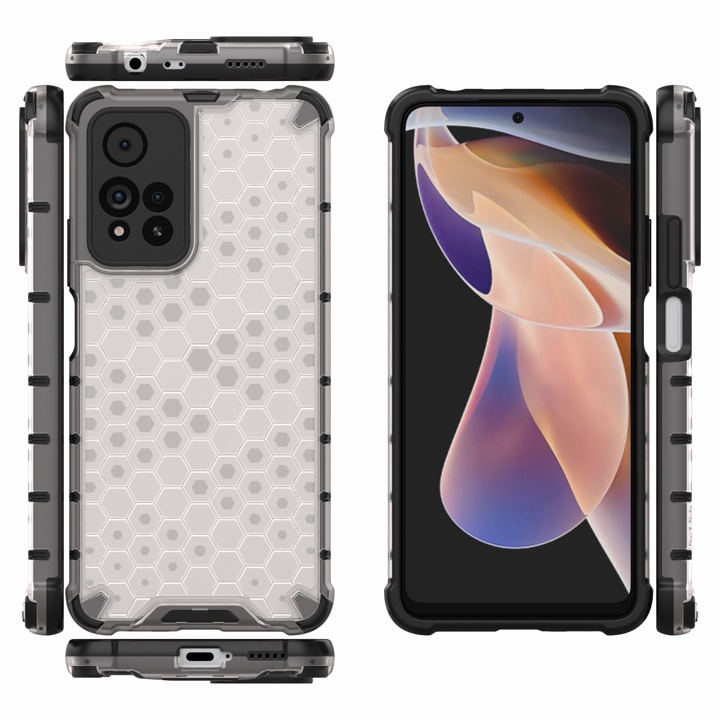 Ốp lưng Redmi Note 11 Pro (China) - Redmi Note 11 Pro Plus 5G chống sốc vân lục giác
