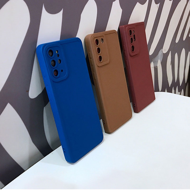 Ốp Điện Thoại Màu Trơn Chống Sốc Cao Cấp Cho Samsung Galaxy A10 A30s A50s A70 J2 J7 Prime J4 J6 Plus 2018