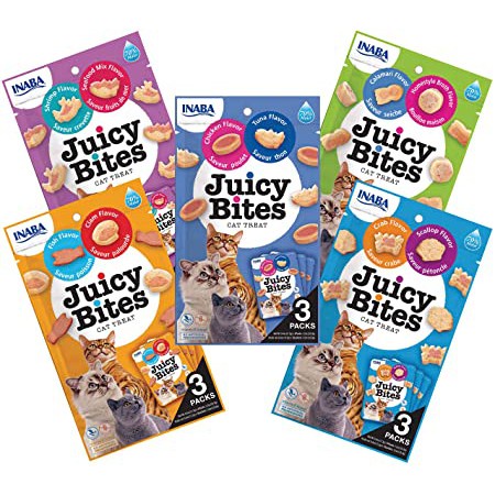 Bánh Thưởng Snack Juicy Bites INABA Siêu Thơm Mềm Hấp Dẫn Cho Mèo