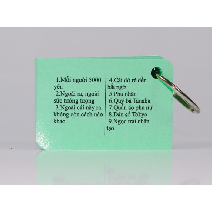 Bộ Thẻ Học Katchup Flashcard Tiếng Nhật Từ Vựng N2  - High Quality
