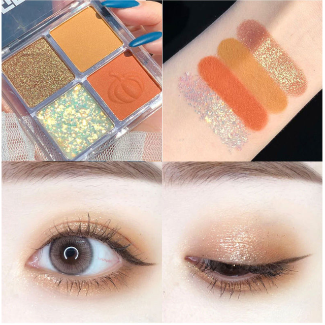 Bảng Phấn Mắt 4 Màu Sắc Ánh Kim Lấp Lánh Chống Thấm Nước | BigBuy360 - bigbuy360.vn