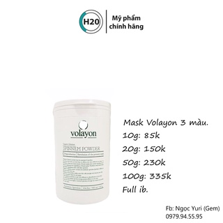 Mặt nạ tảo xoắn volayon - volayon mask xanh lá