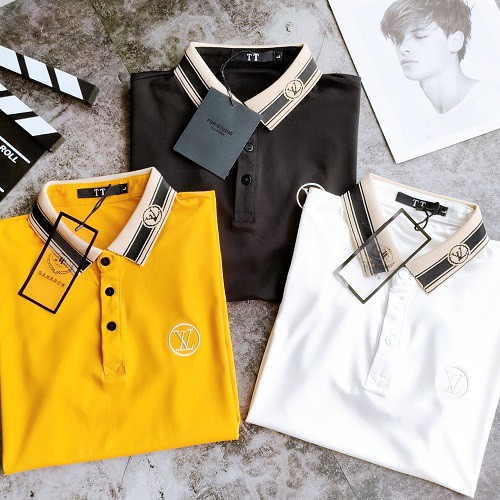 Áo thun POLO nam cổ bẻ VinG  Cổ dệt bo thêu logo lv sang trọng, chất liệu cotton lạnh co giãn,thoáng mát thấm hút mồ hôi | BigBuy360 - bigbuy360.vn