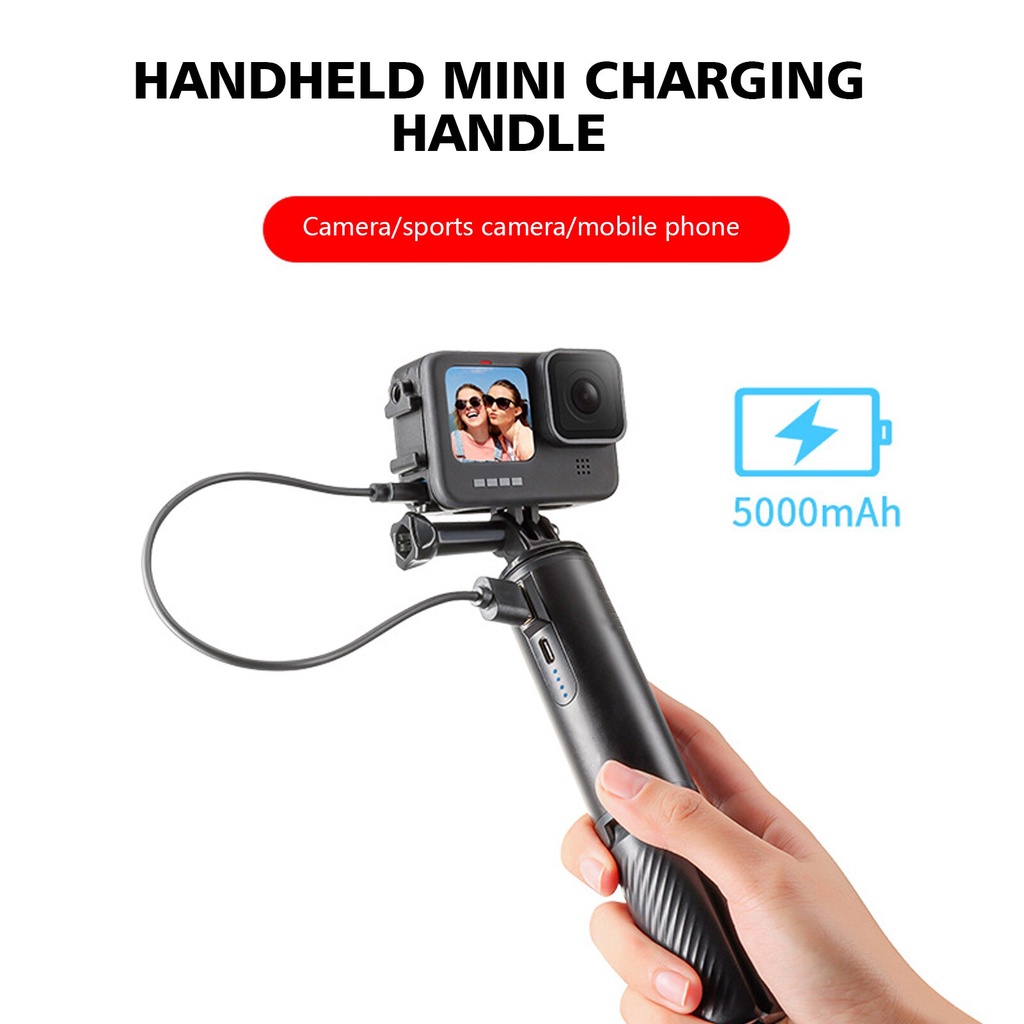 Tripod Tích Hợp Pin Sạc Dự Phòng 5000mAh Cho Điện Thoại, Gopro, Máy Ảnh DSLR | Ulanzi BG-4
