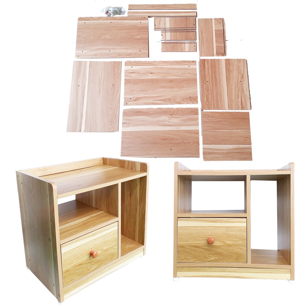 Tủ ráp phòng ngủ, tủ để đầu giường ván ép loại tốt - 42*25*40cm | BigBuy360 - bigbuy360.vn