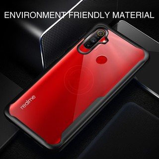 For Realme C3 Case【Transparent Back】ShockProof Phone Casing Slim Thin Cover