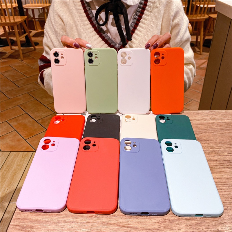Ốp Trơn cạnh Vuông Xiaomi 11 Lite 5G,11T 5G,11T Pro 5G,Redmi 10c,Note 11s,Note 10 Pro,Redmi Note 10,Note 10s,Note 10 5G