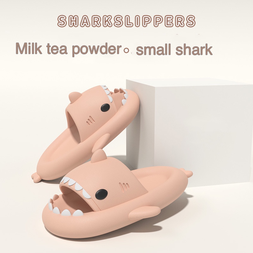 Dép lê đế dày 4cm bằng EVA hình cá mập size 34-45 nâng cấp 2022 cho người lớn đi trong nhà/ ngoài trời