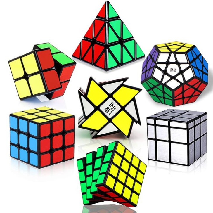 🔥Hot🔥 Trọn Bộ Rubik Đồ Chơi Thông Minh. Rubic Xếp Hình MoYu 2x2 3x3 4x4 5x5 Tam Giác 12 Mặt