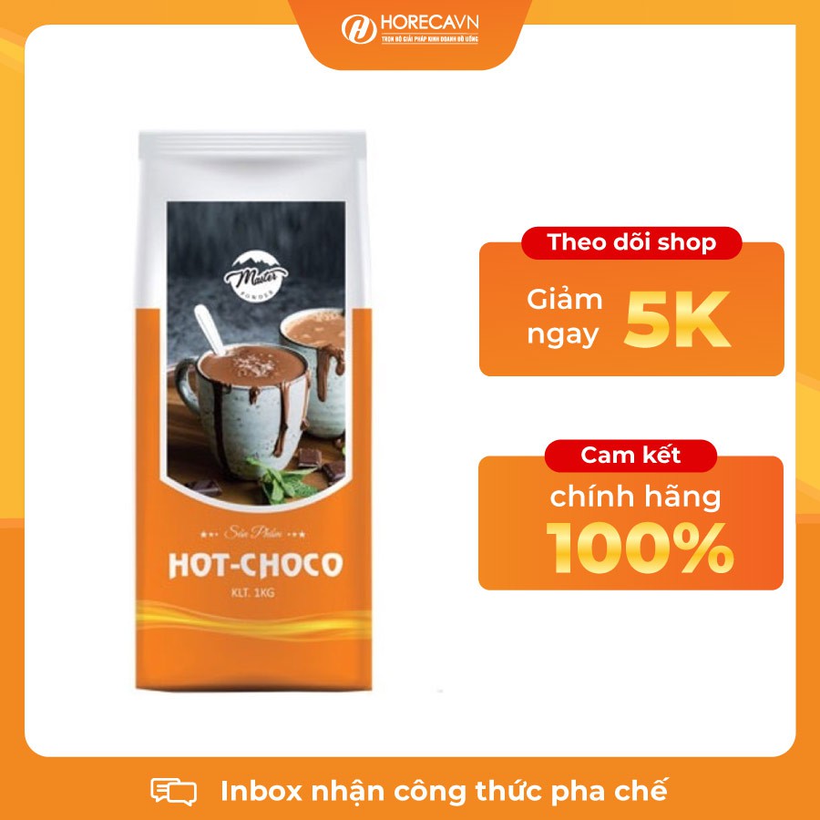 Bột Hot Choco Master 1kg - Nguyên Liệu Chất Lượng Cho Mọi Ly Socola Nóng