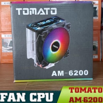 Tản Nhiệt Khí, Fan CPU TOMATO AM-6200 Led RGB