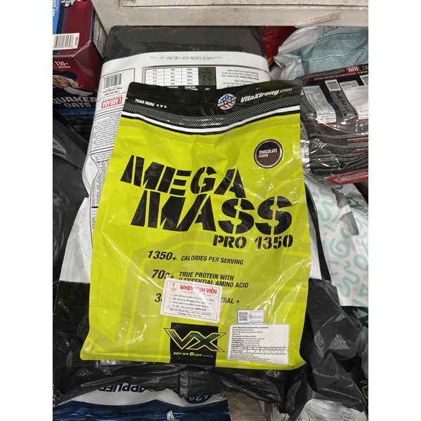 Sữa MEGA MASS PRO 1KG (2.2 LBS) - Sữa Bột Tăng Cân, Thực Phẩm Bổ Sung Protein, Khoáng Chất và Vitamin, Tăng Cơ Nạc Nhanh