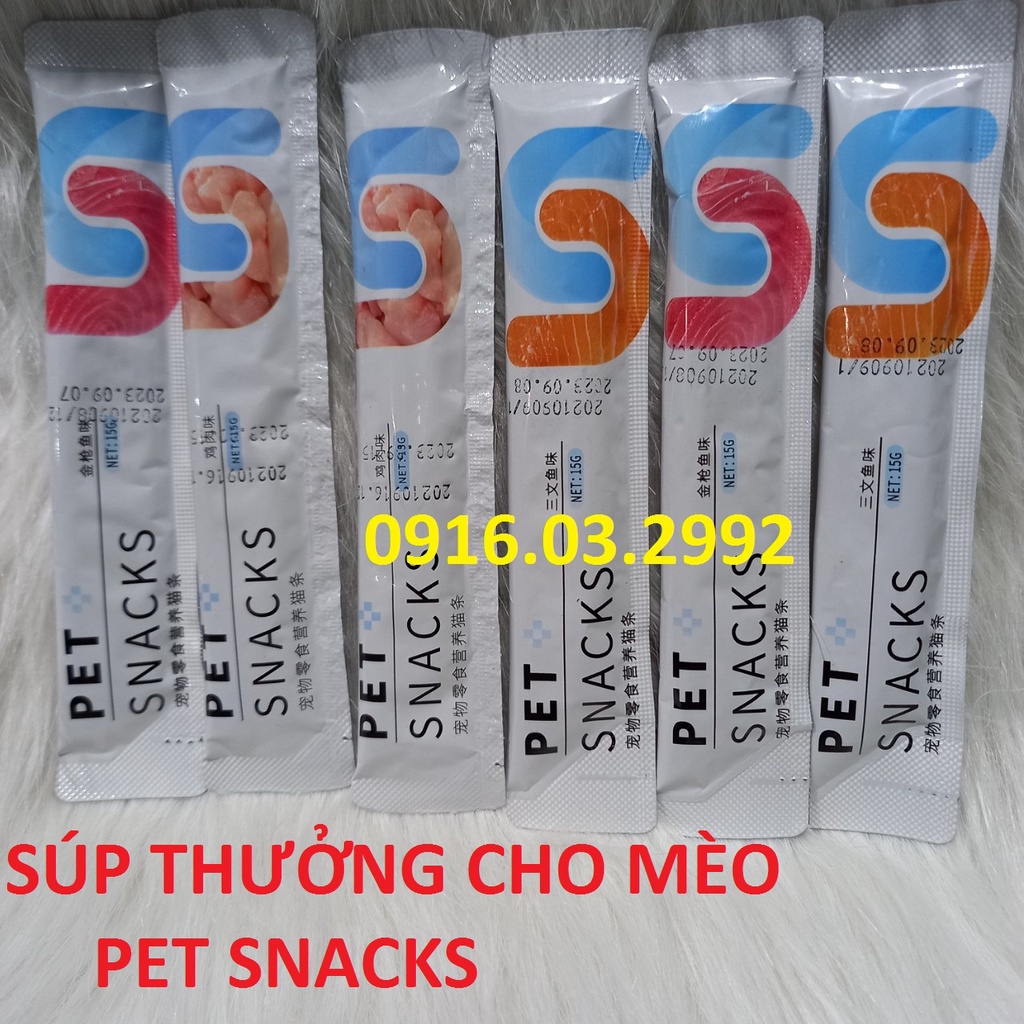 Súp thưởng cho mèo Pet Snacks, Súp thưởng Pet snacks