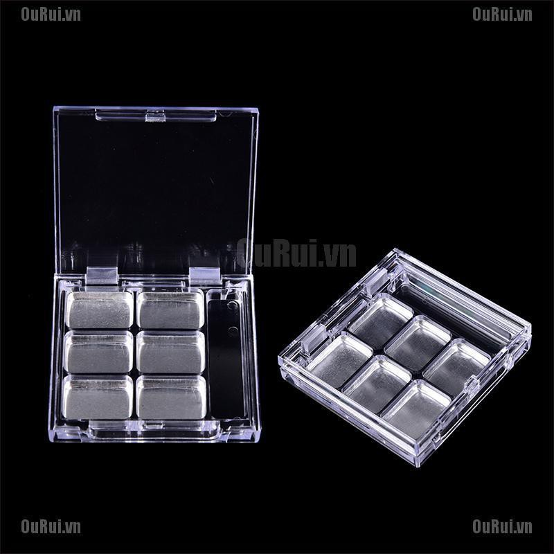 Bảng Phấn Mắt 6 Màu Trong Suốt Tiện Dụng